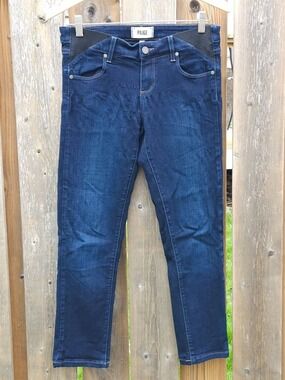 BEAUTIFUL Paige skyline skinny dark wash jeans SIZE 26 Maternity Jeans